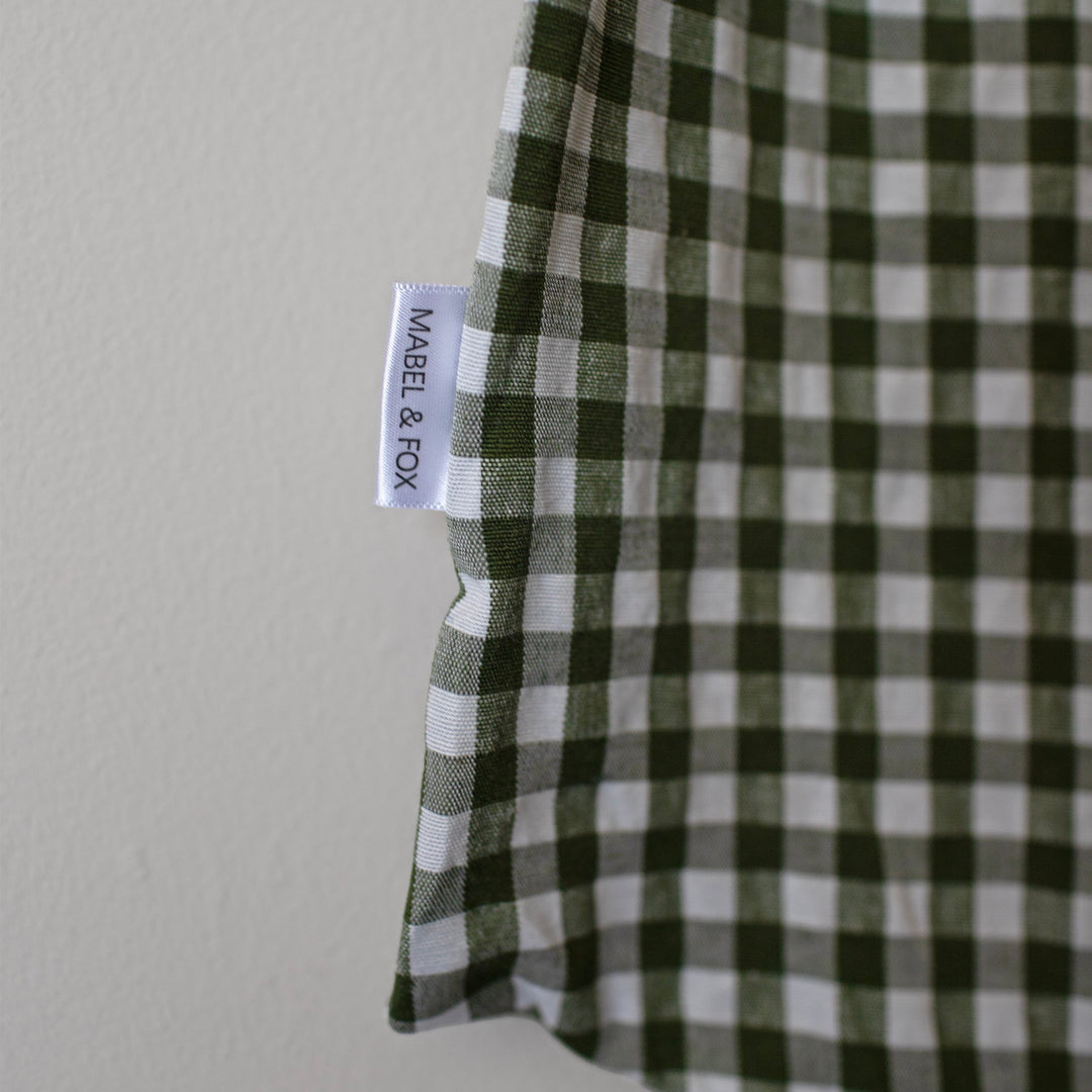Mabel & Fox - Green Gingham Bow