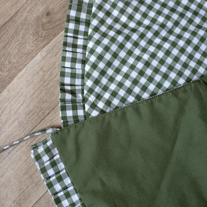 Mabel & Fox - Green Gingham Ruffle Tree Skirt