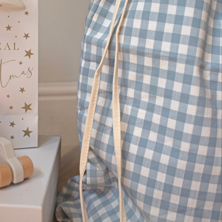 Mabel & Fox - Blue Gingham Gift Sack