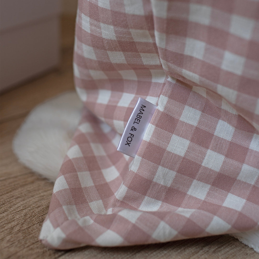 Mabel & Fox - Pink Gingham Gift Sack