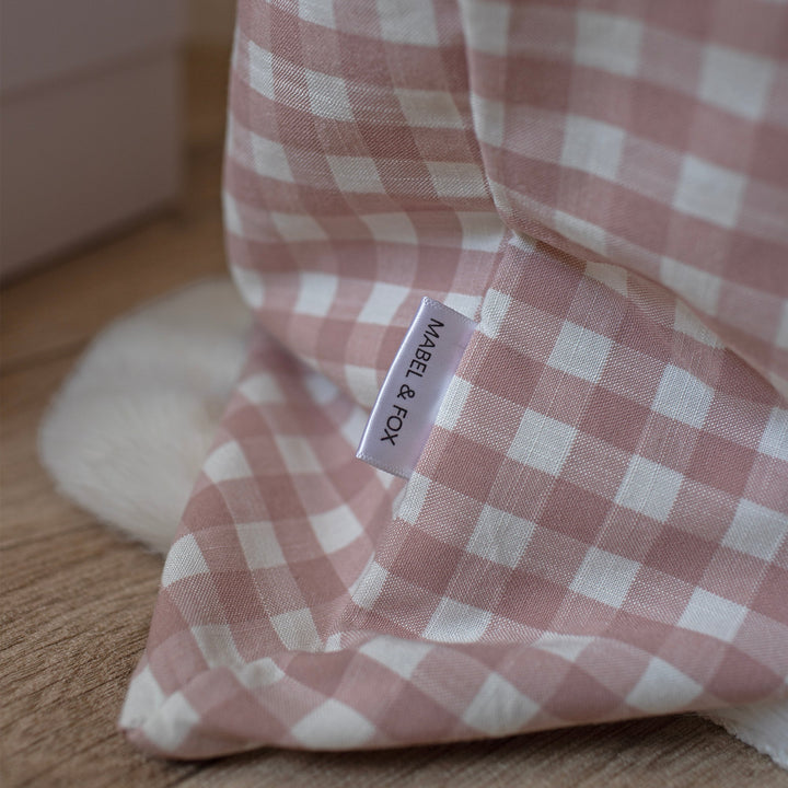 Mabel & Fox - Pink Gingham Gift Sack