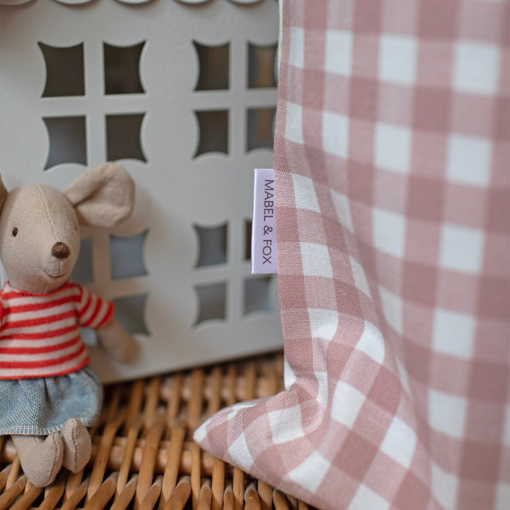 Mabel & Fox - Pink Gingham Mini Gift Sack