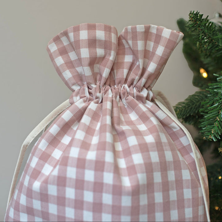 Mabel & Fox - Pink Gingham Mini Gift Sack