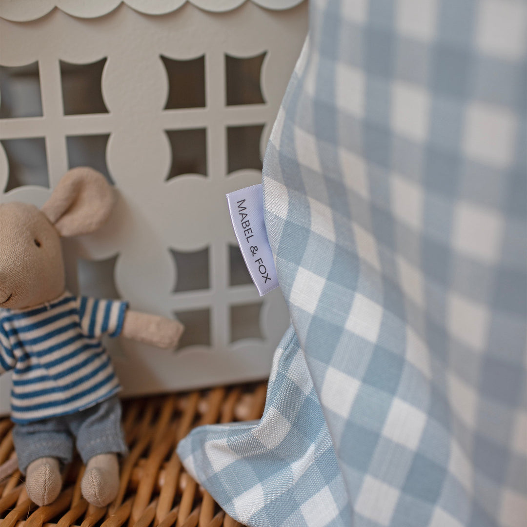 Mabel & Fox - Blue Gingham Mini Gift Sack