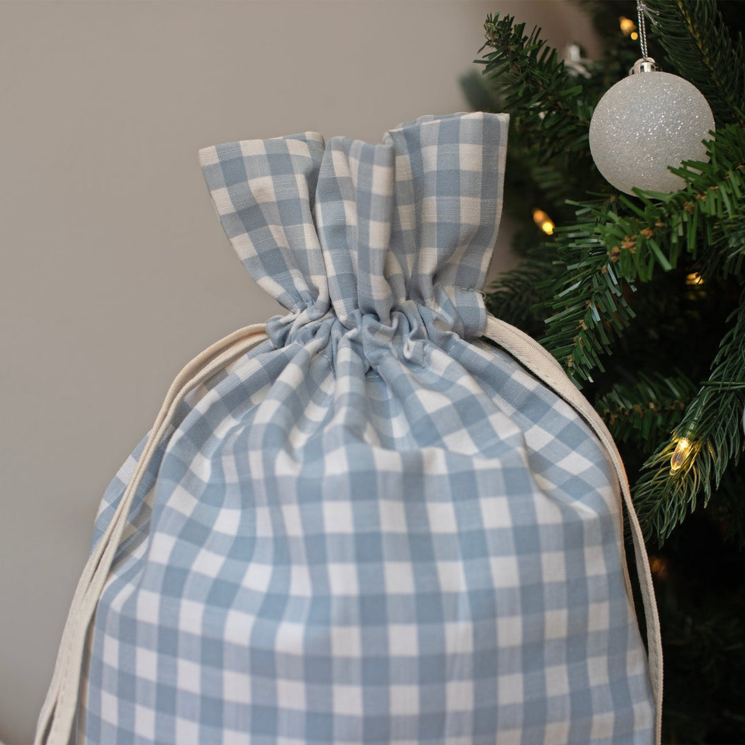 Mabel & Fox - Blue Gingham Mini Gift Sack