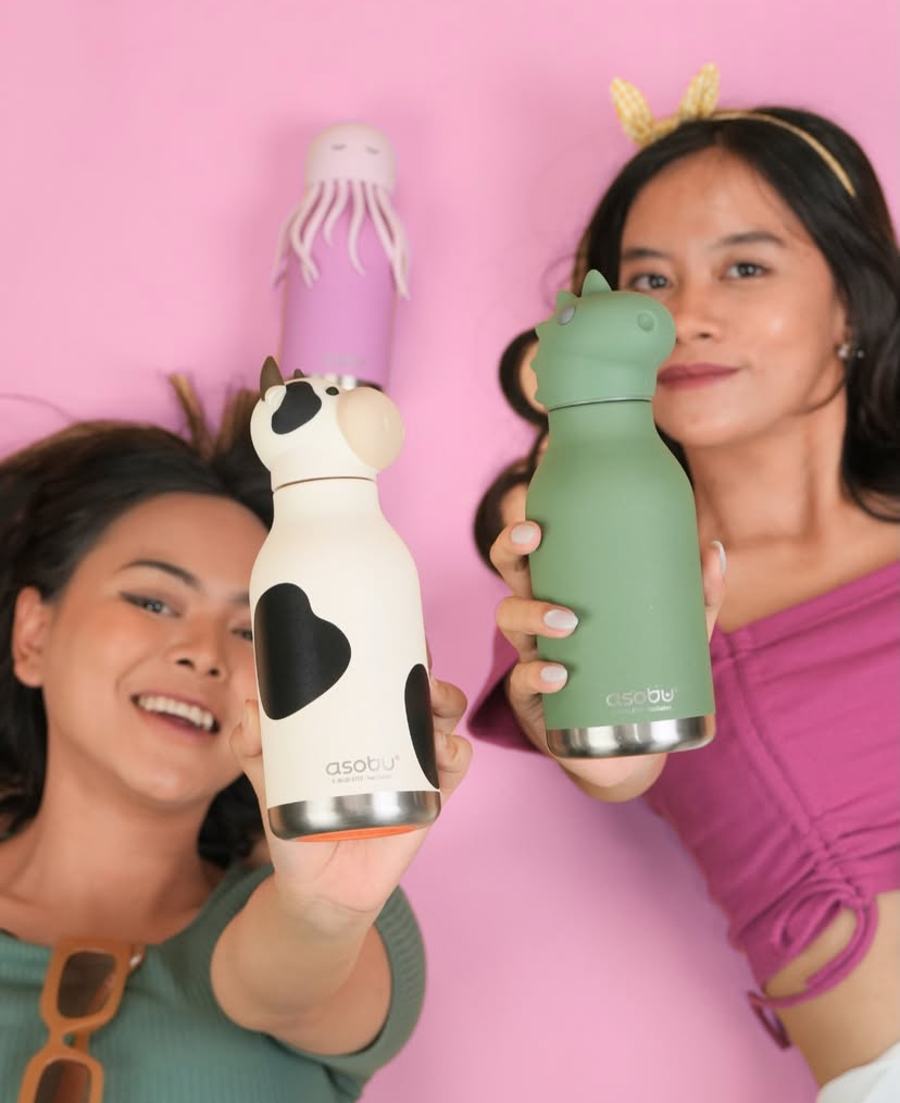 Asobu – Bestie Water Bottle – Willow the Cow - Mabel & Fox