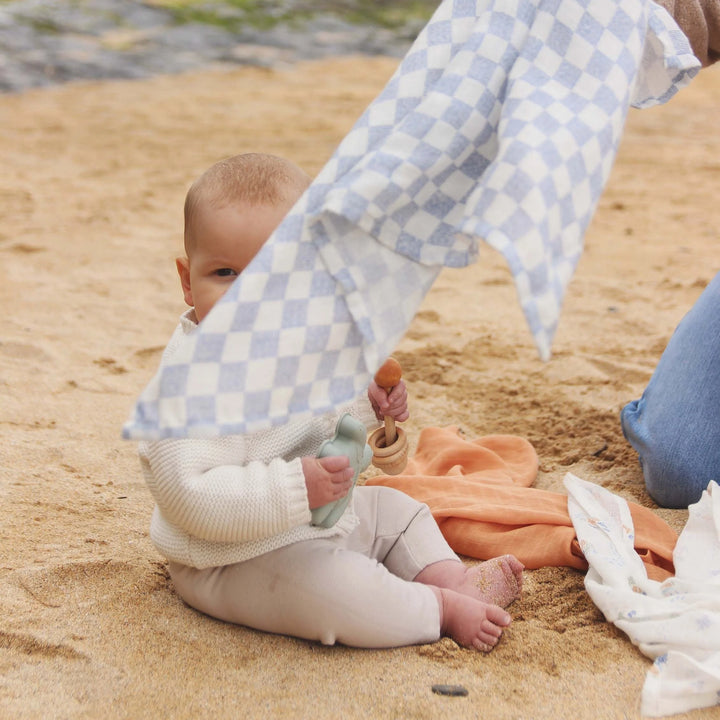 Avery Row - Organic Baby Muslin Square Set - Coastline