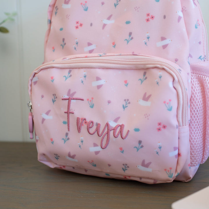 Tutete - Personalised Children's Backpack - Blossom Birds