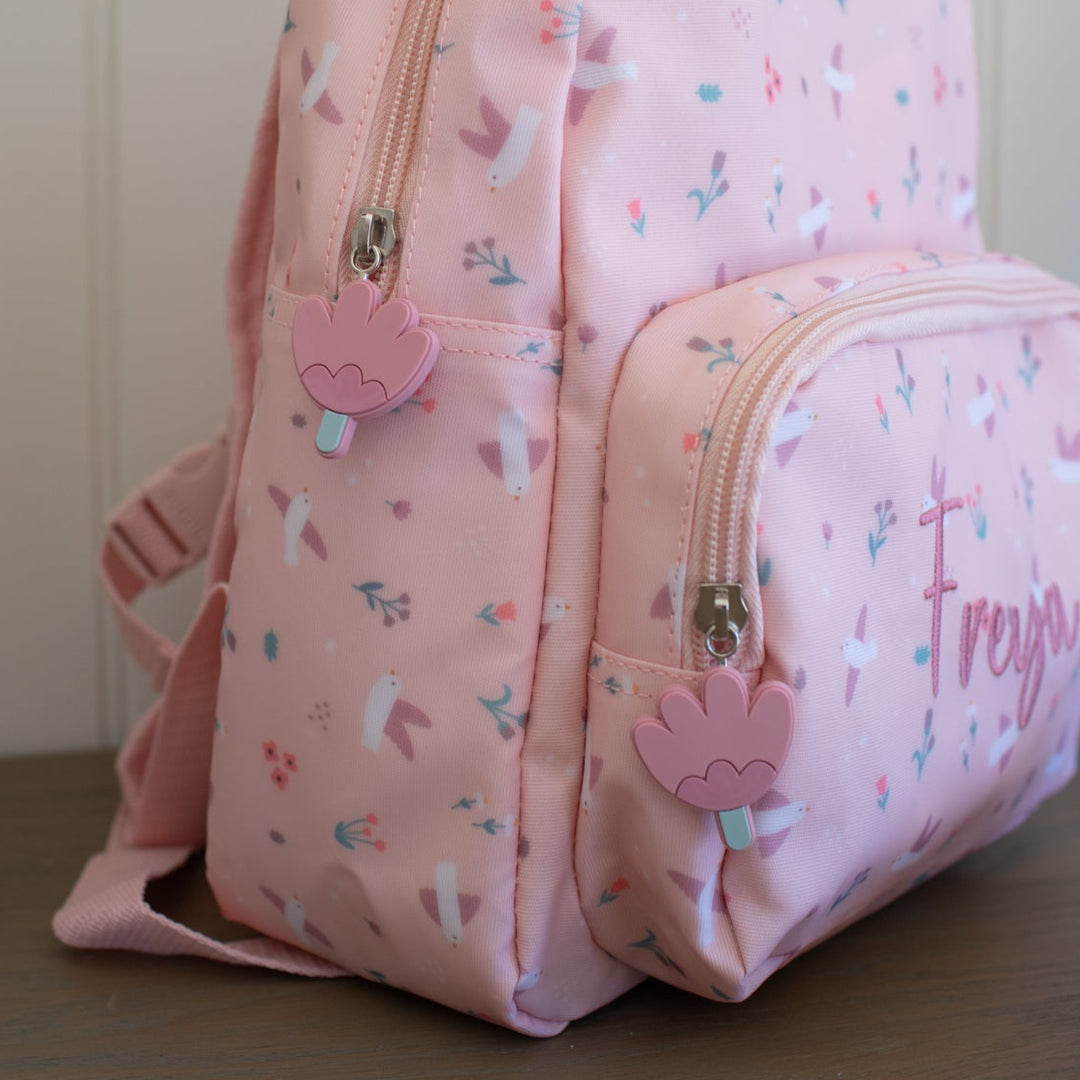 Tutete - Personalised Children's Backpack - Blossom Birds