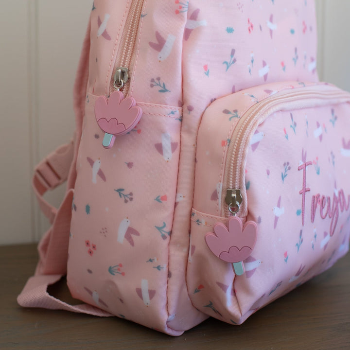 Tutete - Personalised Children's Backpack - Blossom Birds