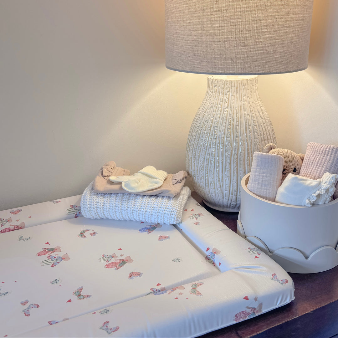Mabel & Fox - Baby Changing Mat - Butterfly Mice - Mabel & Fox