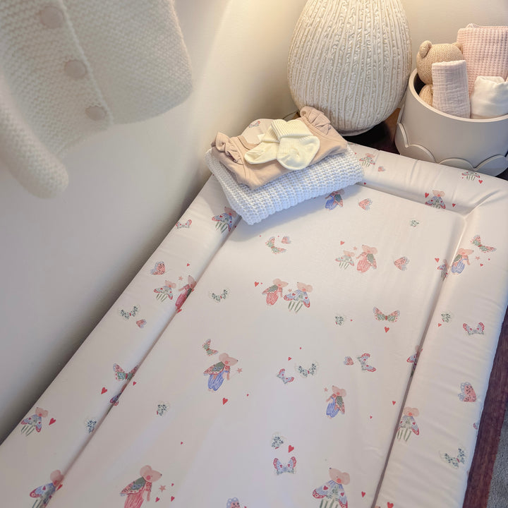 Mabel & Fox - Baby Changing Mat - Butterfly Mice - Mabel & Fox