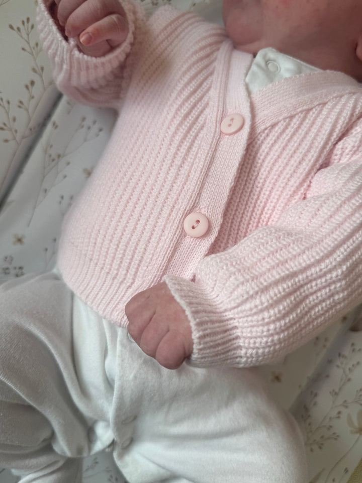 Mabel & Fox - Personalised Knitted Cardigan - Pink