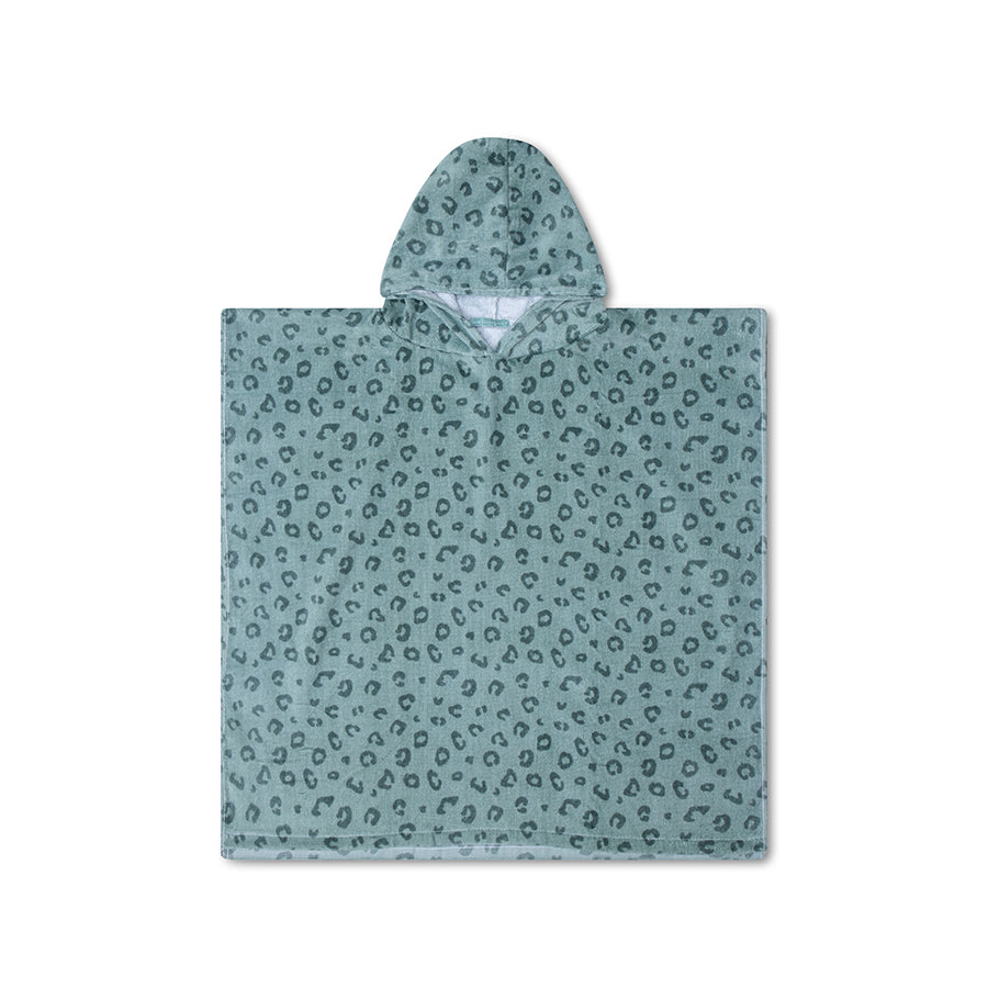 Swim Essentials - Beach Poncho - Green Leopard - 65cm