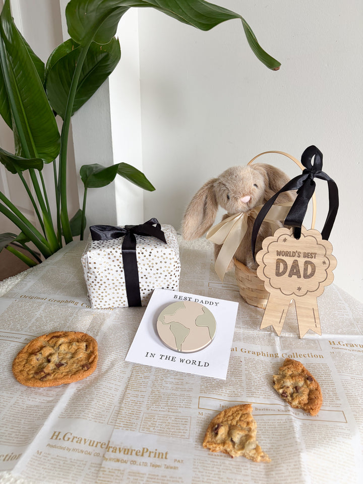 Mabel & Fox - Personalised Wooden Rosette - World's Best