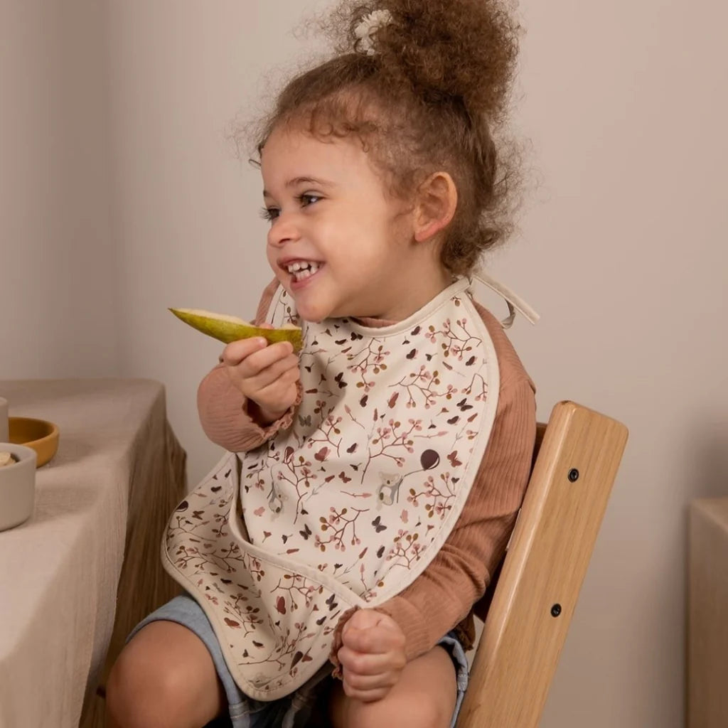 Nuuroo - Ida Coated Bib - Koala Flower - Mabel & Fox