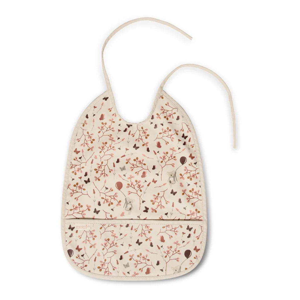 Nuuroo - Ida Coated Bib - Koala Flower - Mabel & Fox