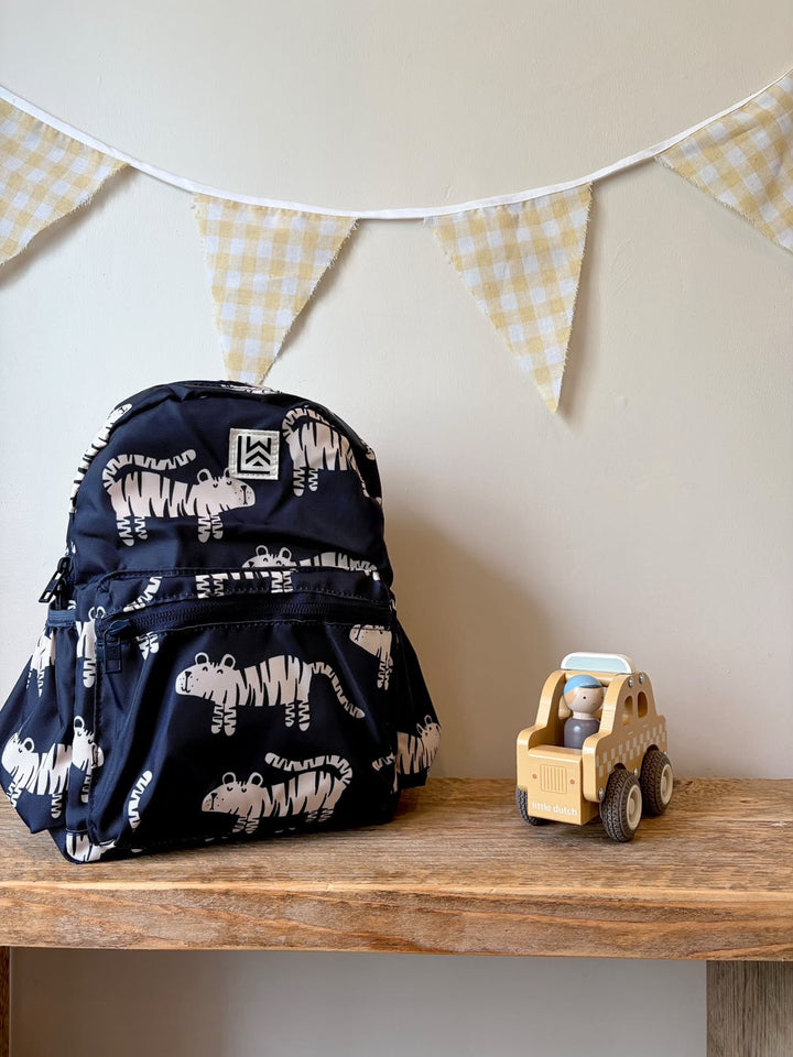 Liewood - Andreas Backpack - Tiger / Classic Navy