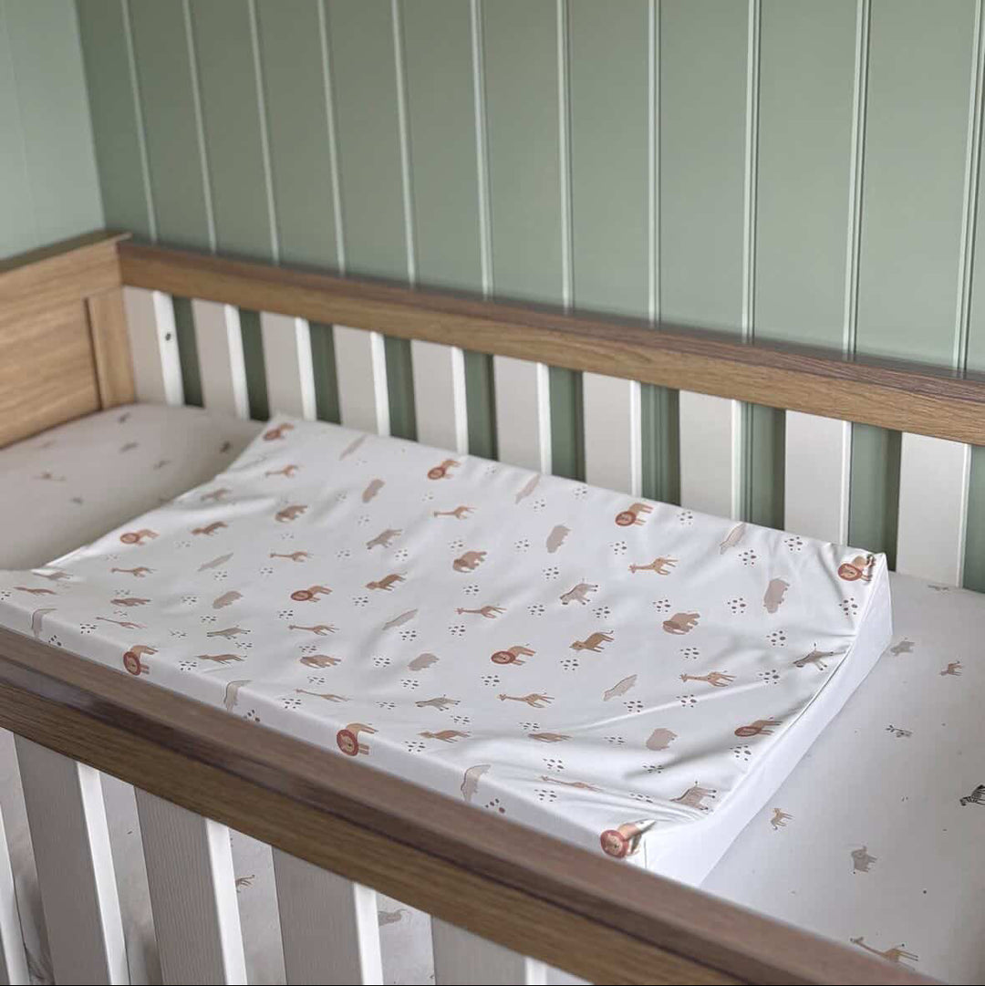 Mabel & Fox - Wedge Baby Changing Mat - Boho Safari - Mabel & Fox