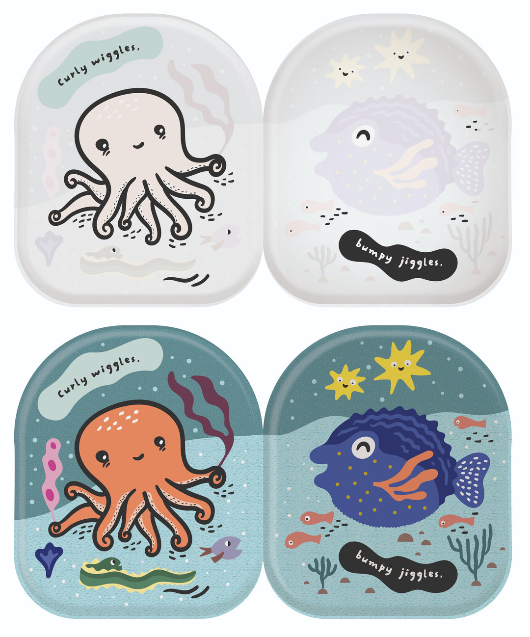 Wee Gallery - Bath Book - Octopus & Friends