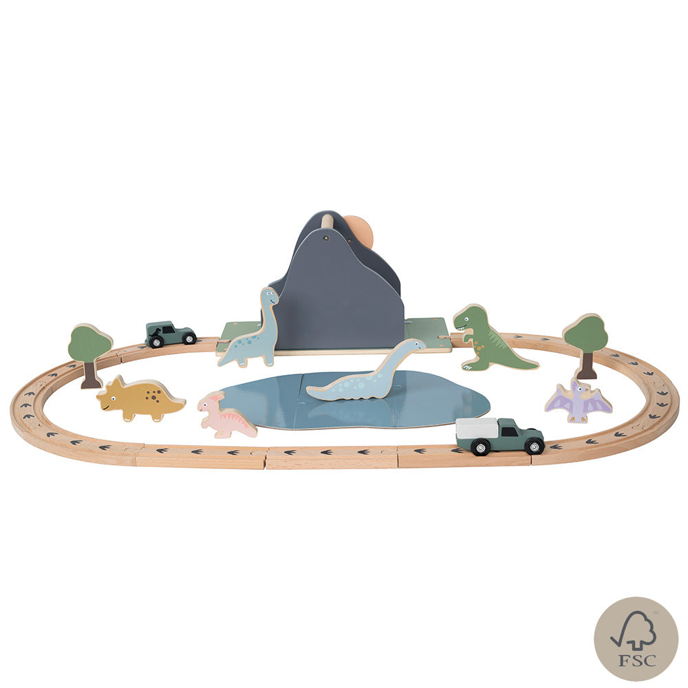Jabadabado - Track Set - Dinosaur World - Mabel & Fox