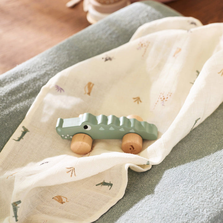 Jollein - Muslin Cloth -70x70cm - Jungle Jambo - 3 Pack