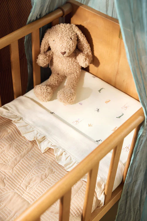 Jollein -  Fitted Sheet 60x120cm - Jungle Jambo - Mabel & Fox