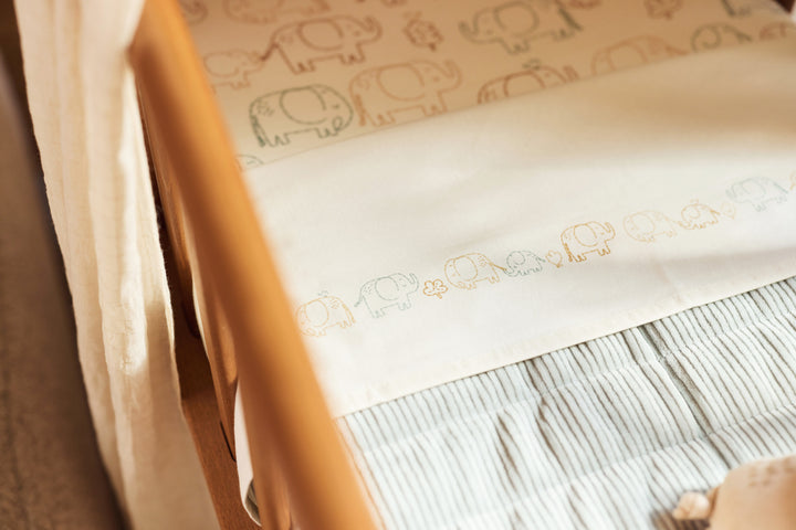 Jollein - Blanket Cradle - Velvet Rib - Sea Green - 75x100cm - Mabel & Fox