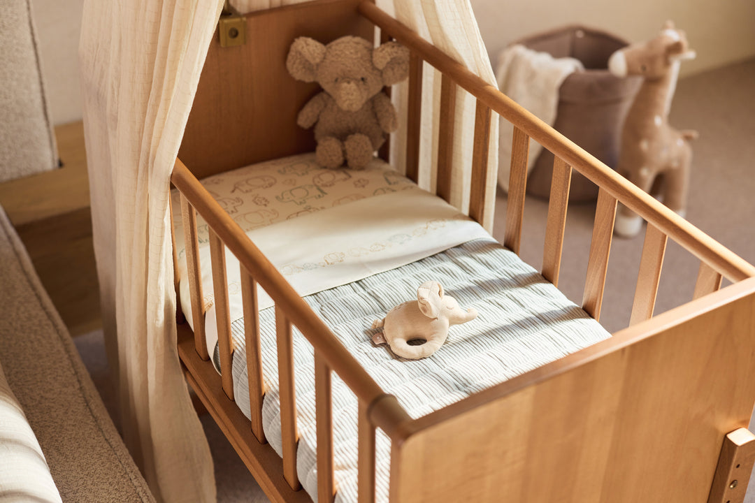 Jollein - Blanket Cradle - Velvet Rib - Sea Green - 75x100cm - Mabel & Fox