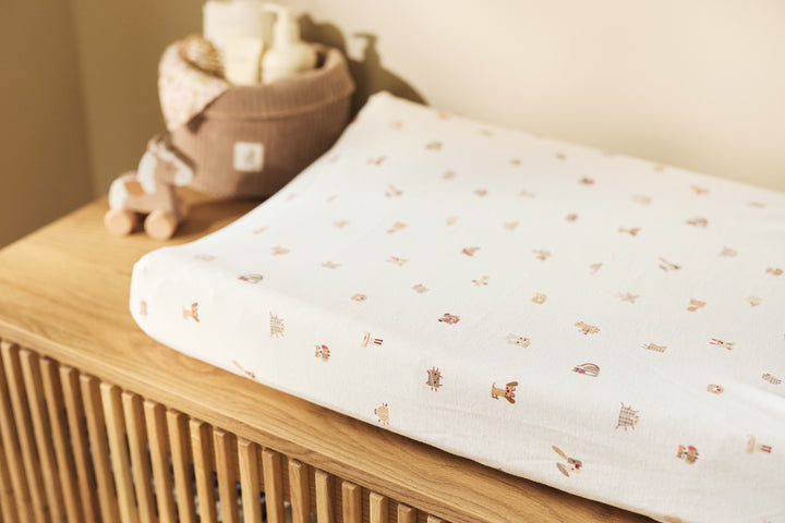Jollein - Changing Mat Cover Jersey - Animal Friends