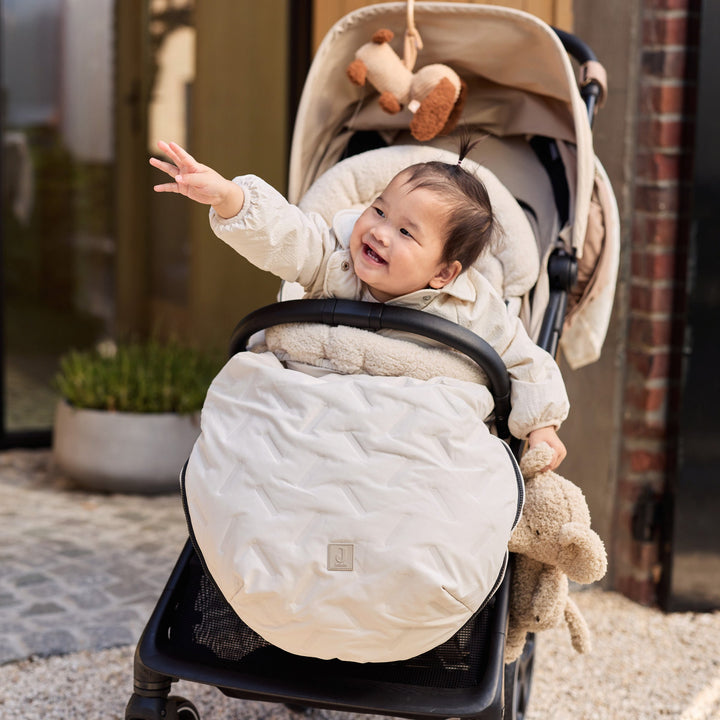 Jollein - Buggy Footmuff - Sand - Mabel & Fox