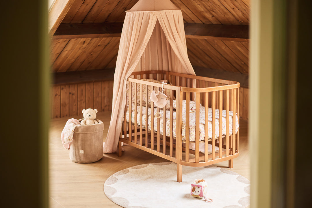 Jollein - Storage Basket - Cloudy Rib - Milky Coffee - Mabel & Fox