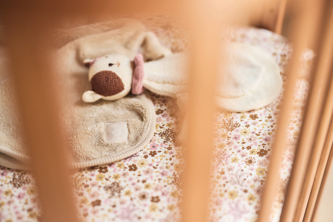Jollein - Blanket Cradle - 75x100cm - Basic Jersey/Sherpa - Warm Sand