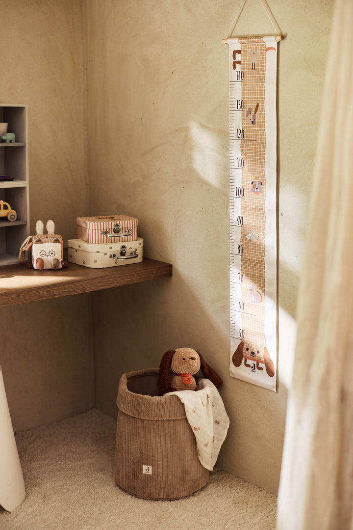 Jollein - Storage Basket - Cloudy Rib - Milky Coffee - Mabel & Fox