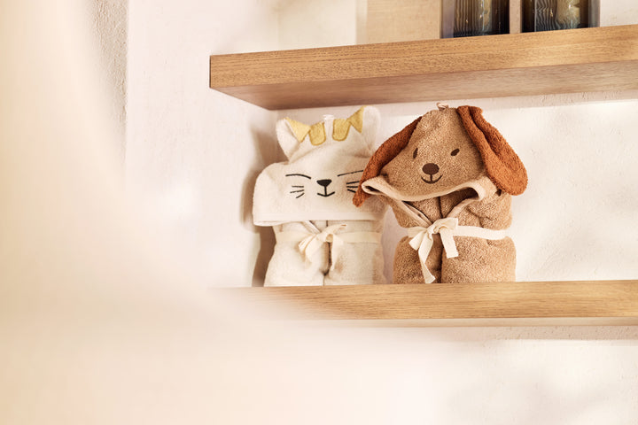Jollein - Bath Cape - Terry - 75x75cm - Diego Dog
