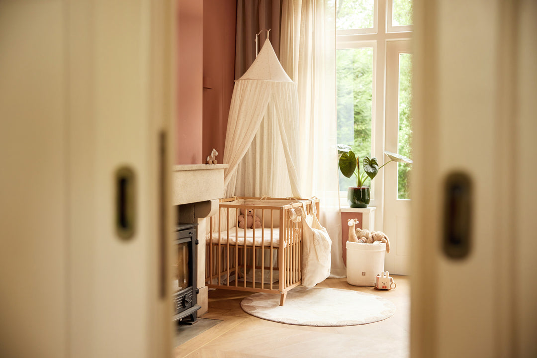 Jollein - Storage Basket - Cloudy Rib - Oatmeal - Mabel & Fox