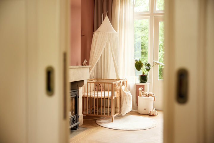 Jollein - Storage Basket - Cloudy Rib - Oatmeal - Mabel & Fox