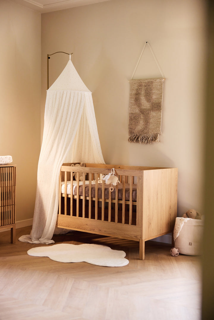 Jollein - Storage Basket - Cloudy Rib - Oatmeal - Mabel & Fox