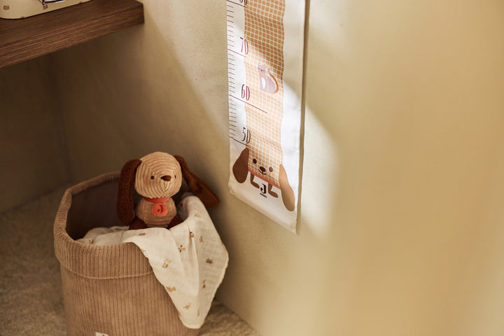 Jollein - Storage Basket - Cloudy Rib - Milky Coffee - Mabel & Fox