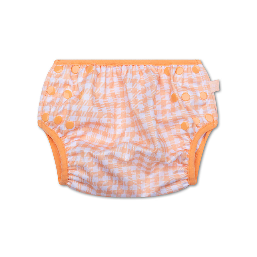 Swim Essentials - Swim Diaper - Apricot Orange Print