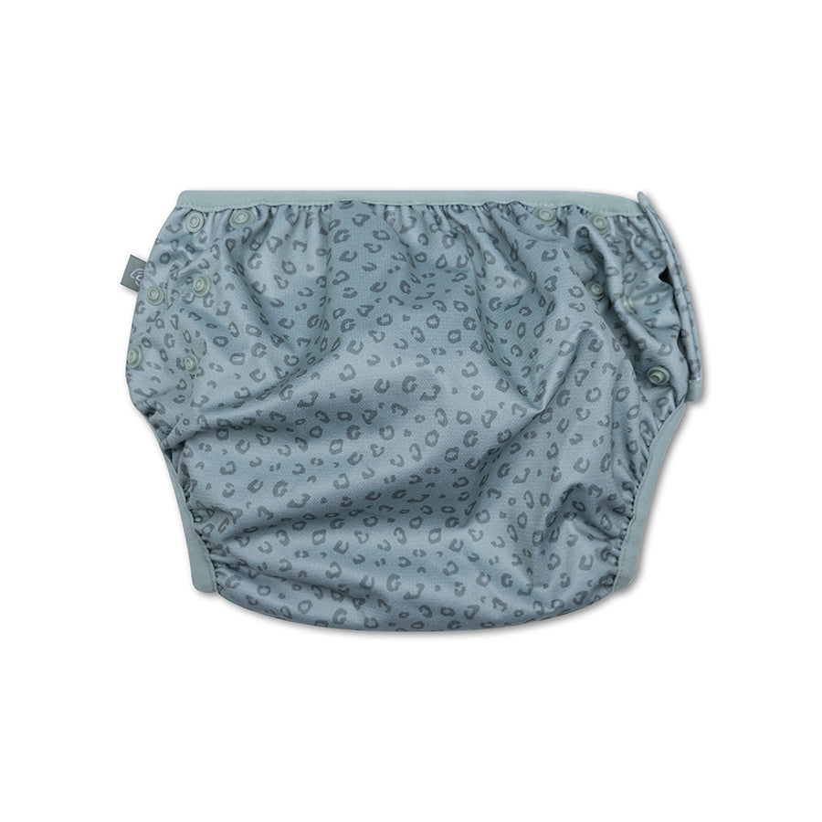 Swim Essentials - Swim Diaper - Green Leopard Print