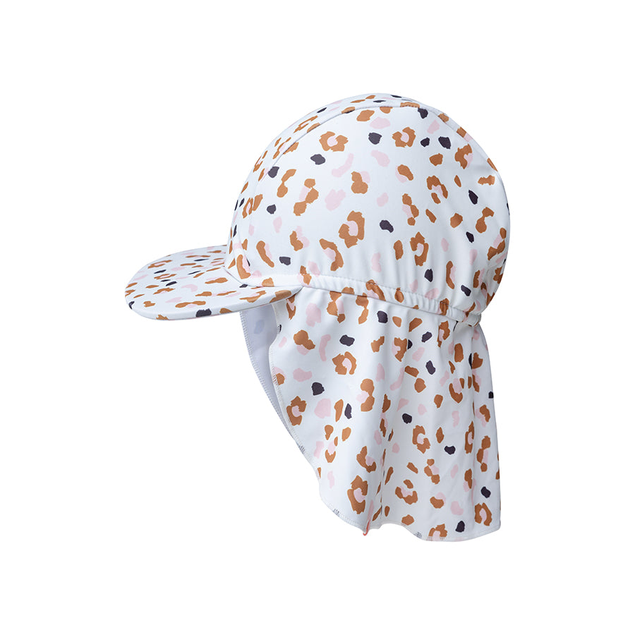 Swim Essentials - UV Sun Cap - Leopard Print