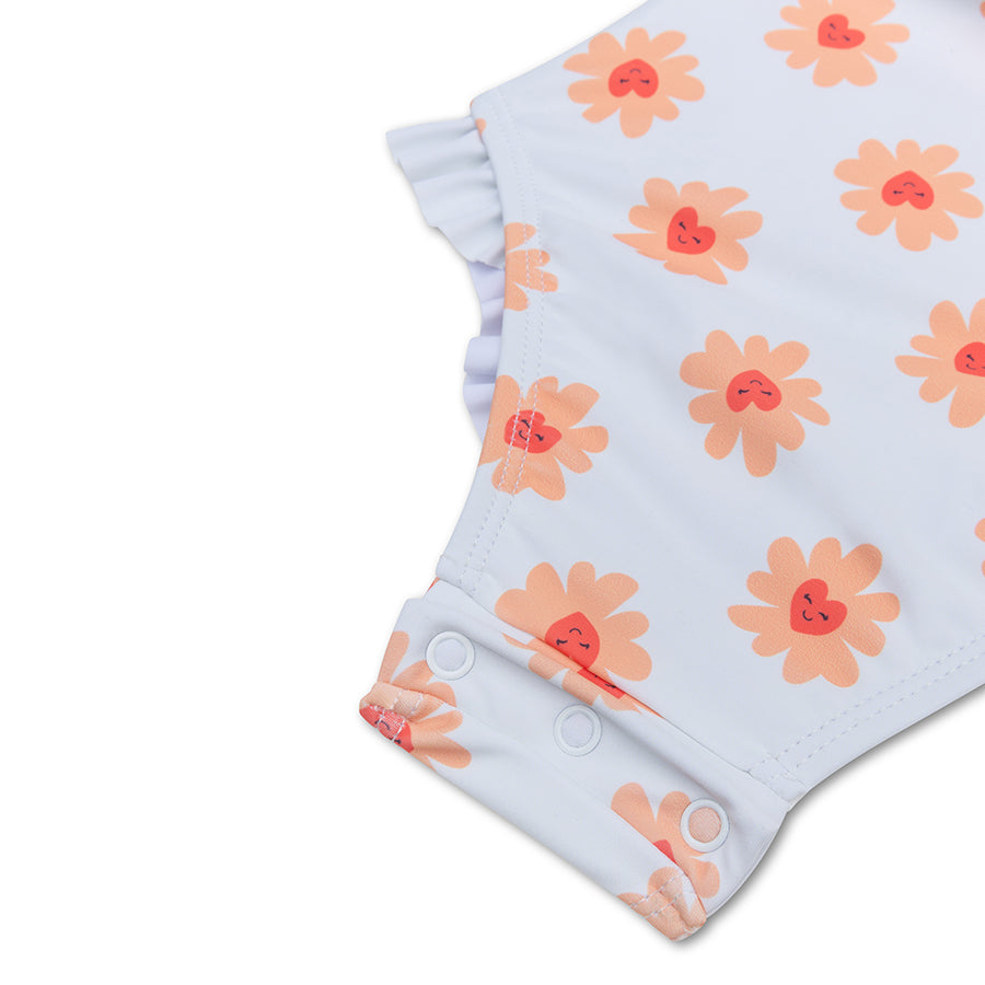 Swim Essentials - UV Swimsuit - Flower Hearts