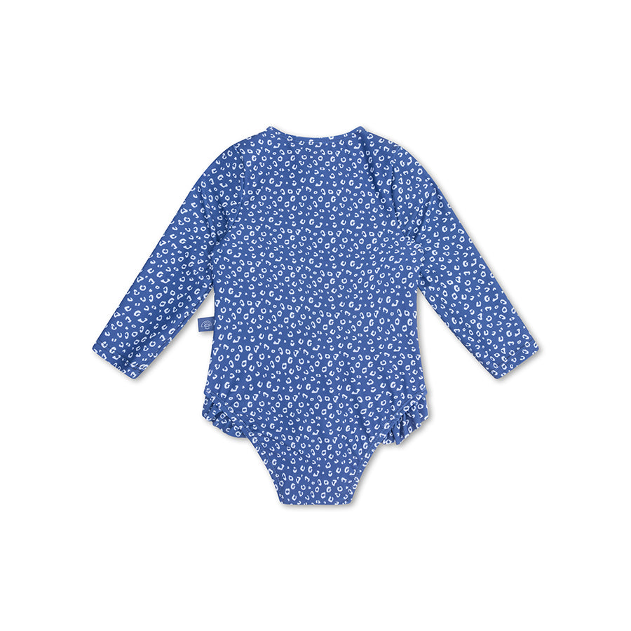Swim Essentials - UV Swimsuit - Blue Leopard Print