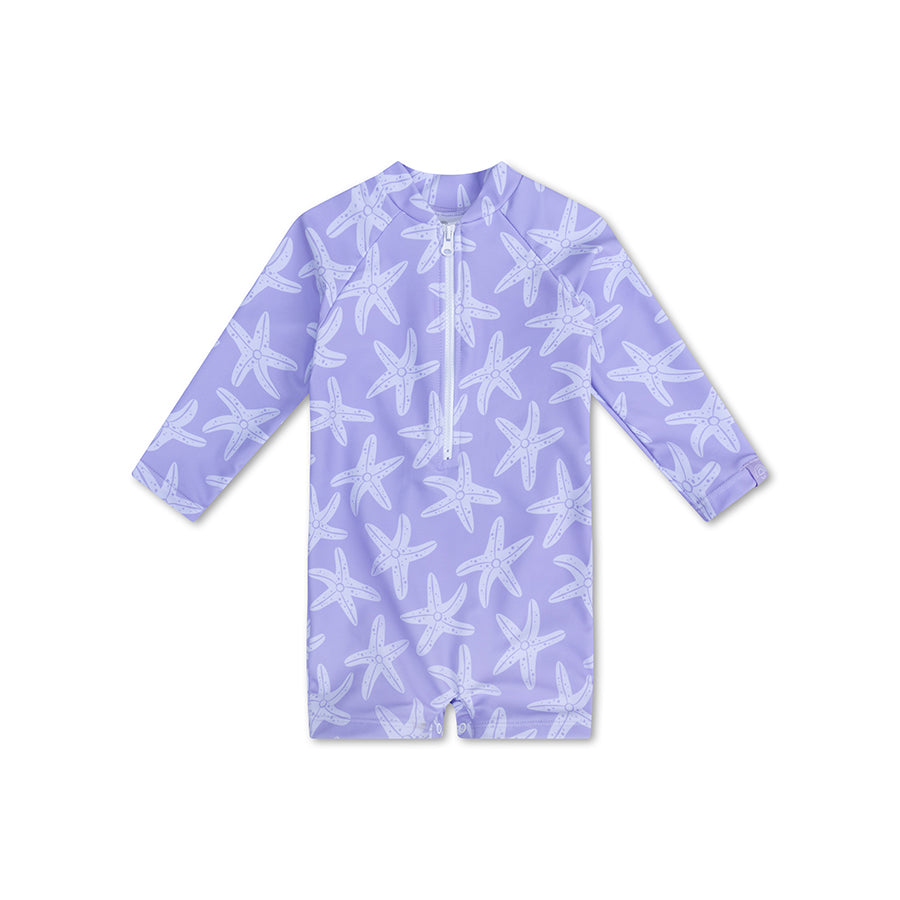 Swim Essentials - UV Swimsuit - Lilac Sea Stars