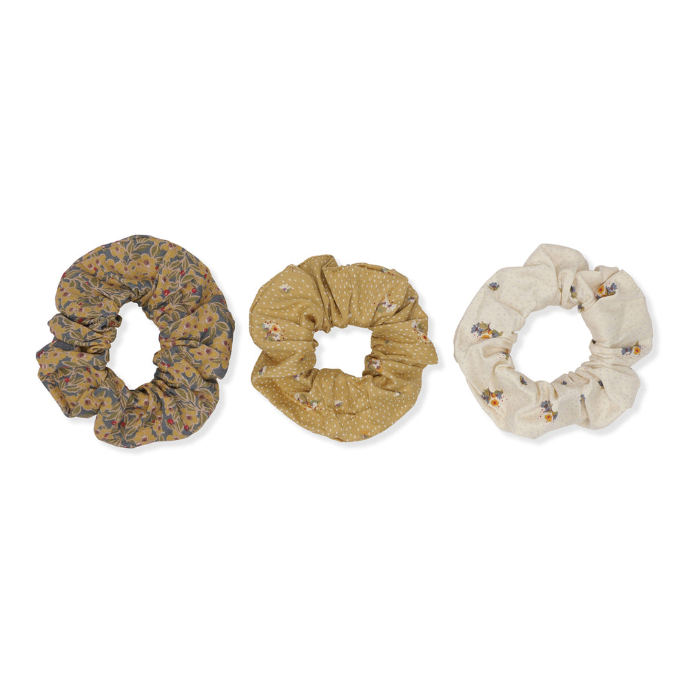 Konges Slojd - Scrunchies - Flower Bouqet Dijon / Multi - Mabel & Fox