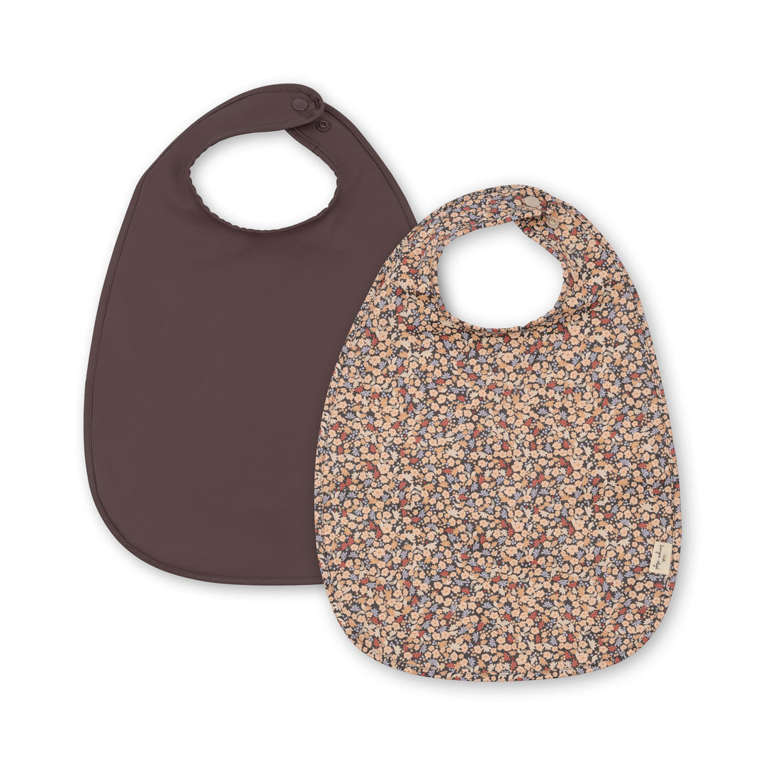 Konges Slojd - Dinner Bib - Toulouse/Sparrow (2 Pack) - Mabel & Fox
