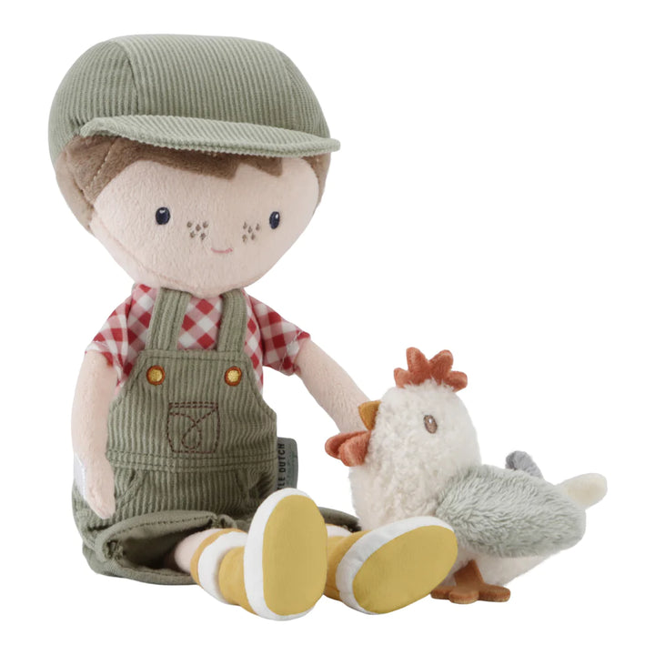Little Dutch - Cuddle Doll - Farmer Jim with Chicken