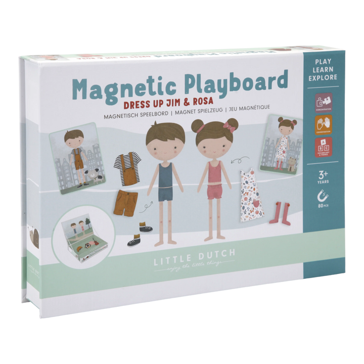 Little Dutch - Magnetic Playboard - Jim & Rosa