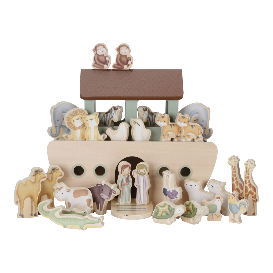 Little Dutch - Wooden Noah's Ark (New Design)